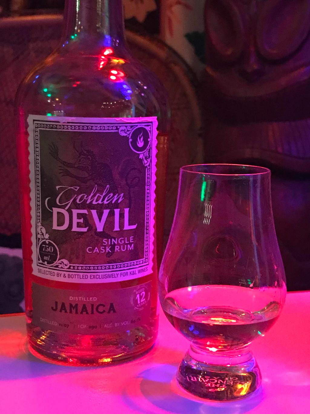 Golden Devil Jamaica (Hampden) 12 Year Single&nbsp;Cask