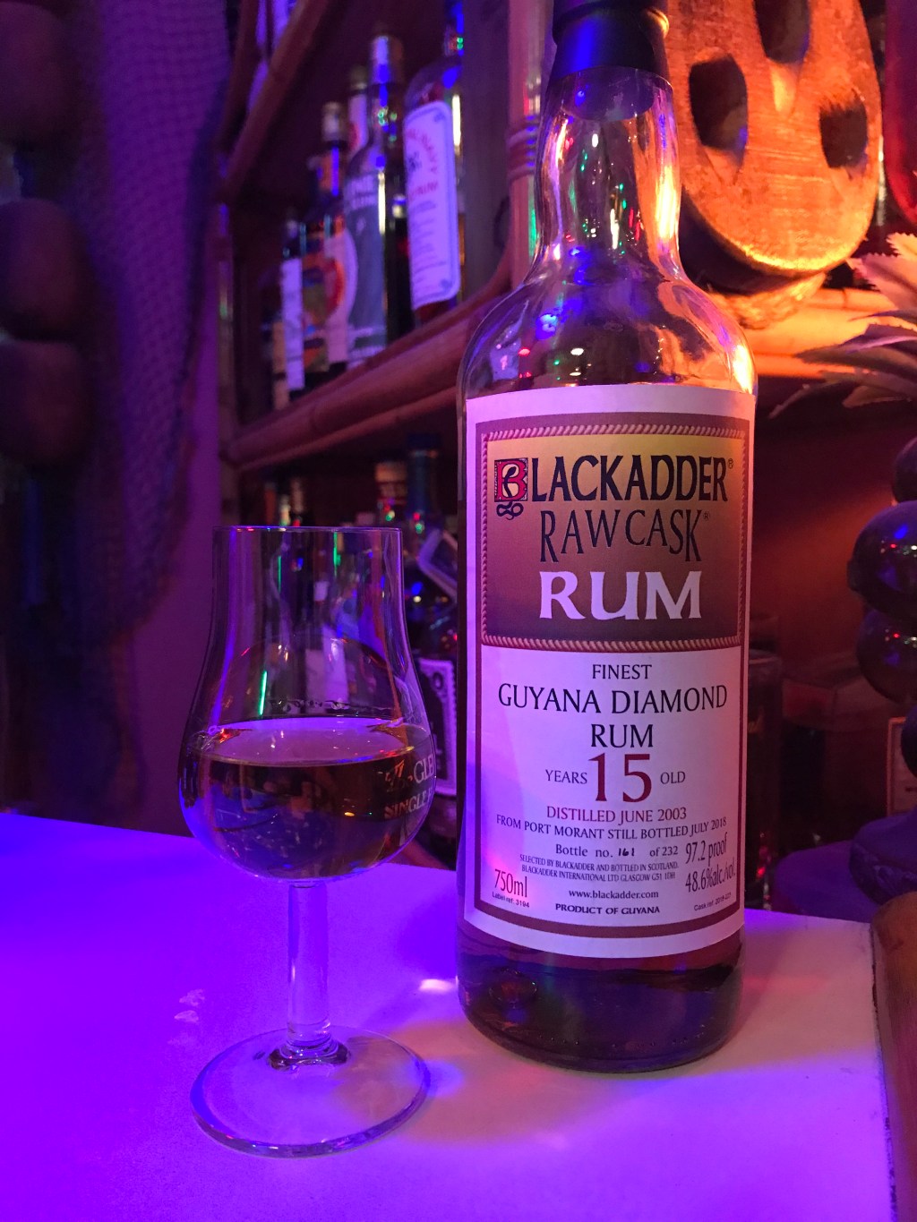 Blackadder 2003 Raw Cask Guyana 15 Year Port Mourant –&nbsp;48.6%