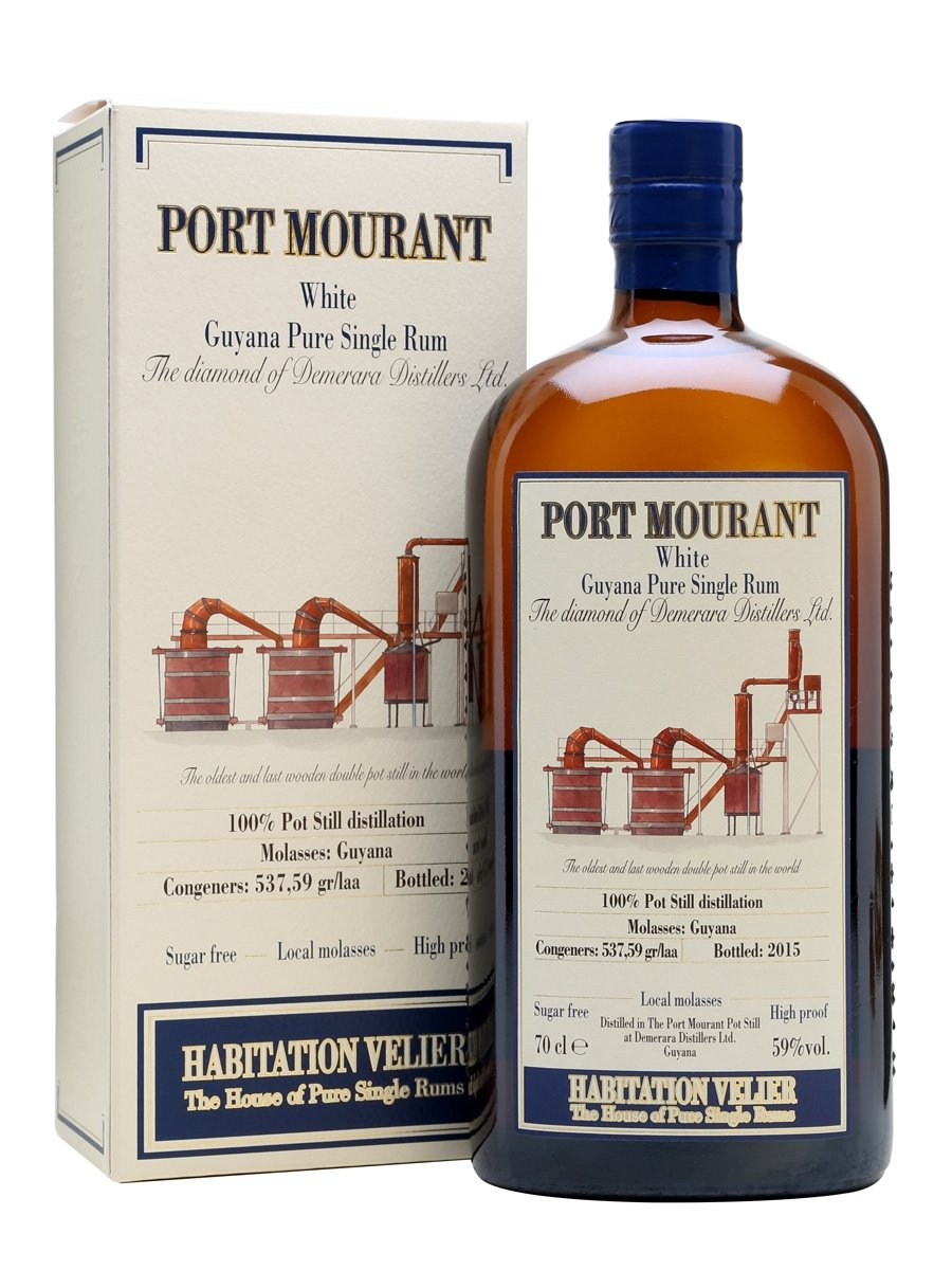 Habitation Velier White Guyana Pure Single Rum (Port Mourant) 2015 –&nbsp;59%