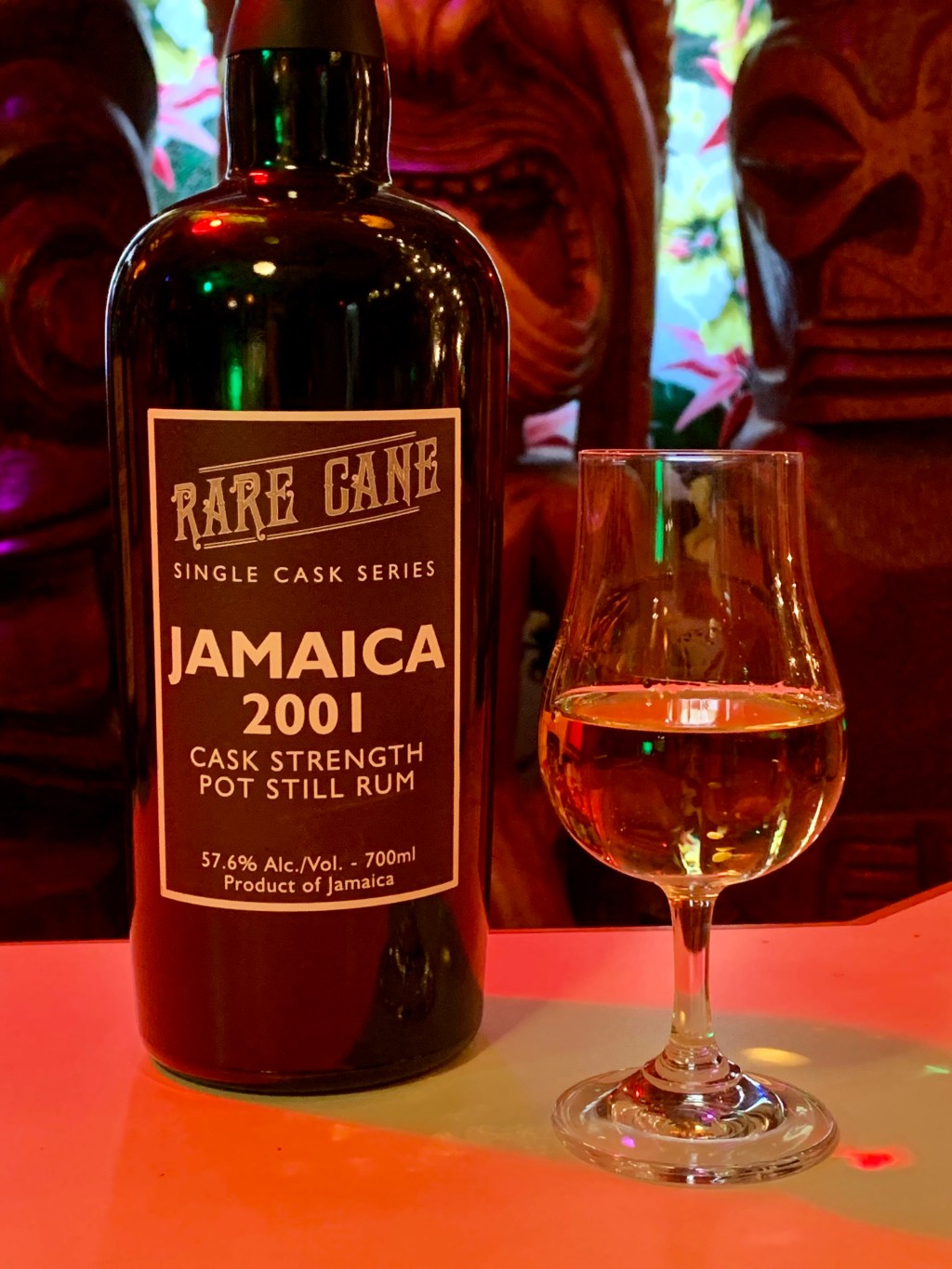 Rare Cane Jamaica 2001 Cask Strength Pot Still Rum (Hampden) –&nbsp;57.6%