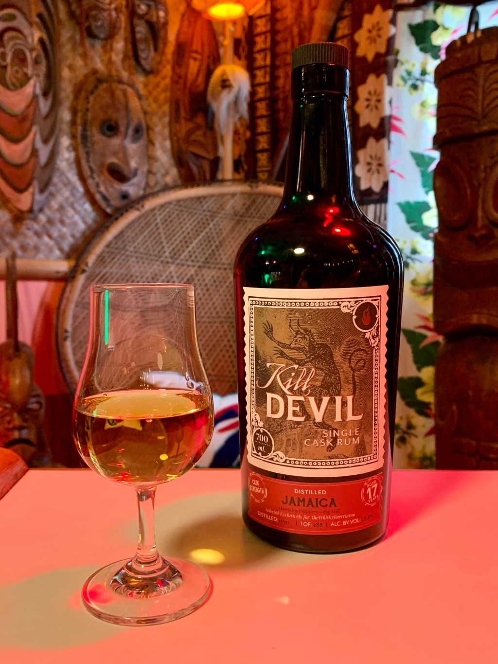Kill Devil Jamaica 2001 Hampden <>H 17 Year –&nbsp;58.8%