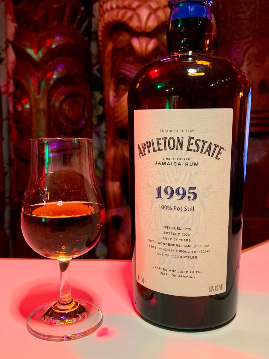 Appleton Estate Jamaica 1995 Hearts Collection 100% Pot Still 25 Year –&nbsp;63%